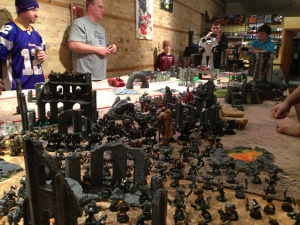 So many models, and you can kinda see the Titan off in the distance